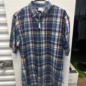Men's Saddlebrook Blue Plaid Button-Down Shirt